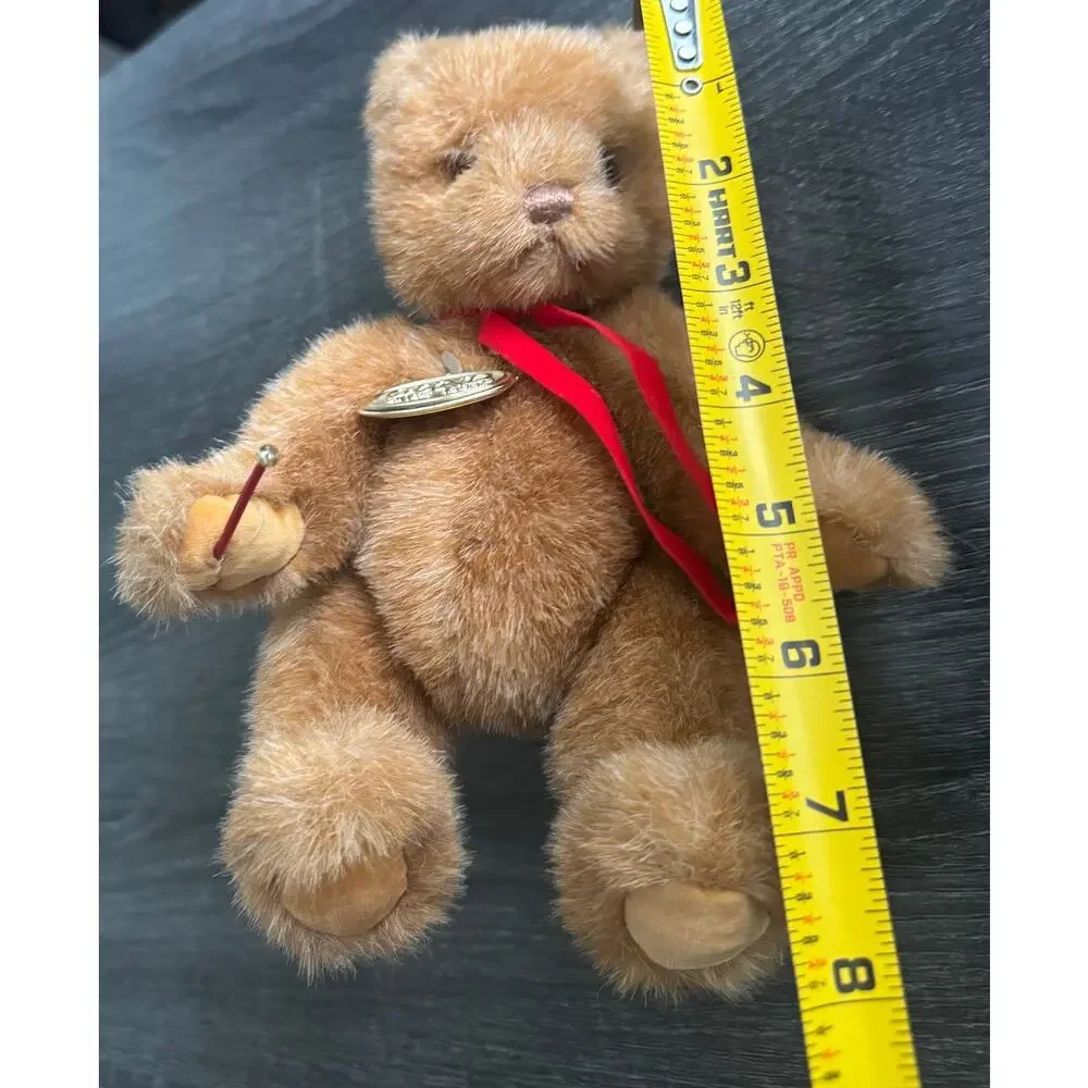 Vintage 1989 Gund Light Brown Plush Teddy‎ Bear Holding Wand